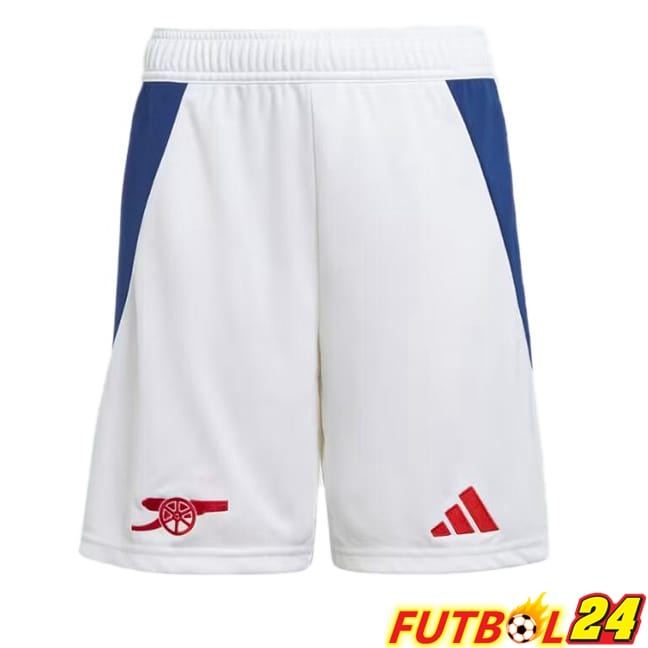 Cortos de Futbol Arsenal Primera Blanco 2024/2025