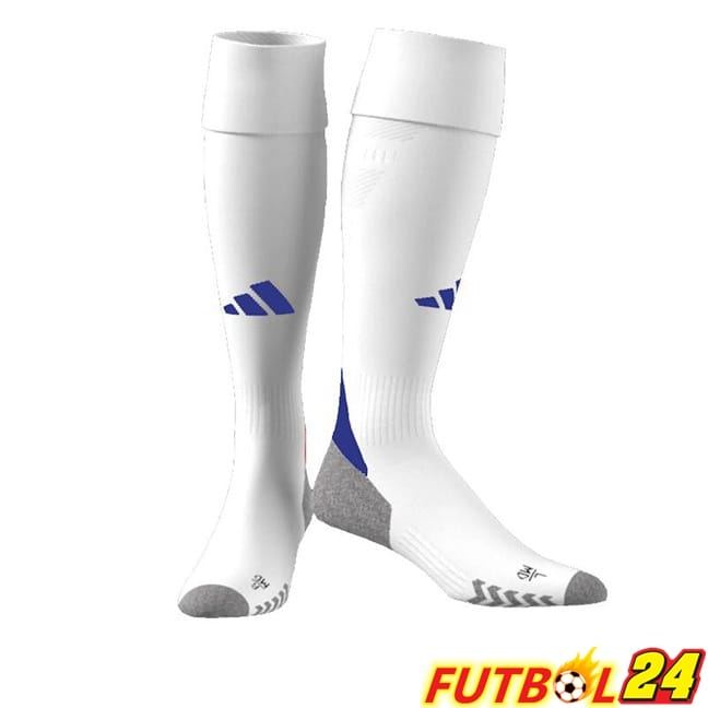 Calcetines De Futbol OL Primera Blanco 2024/2025
