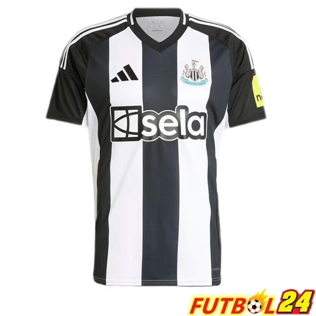 Camisetas De Futbol Newcastle United Primera Blanco Negro 2024/2025
