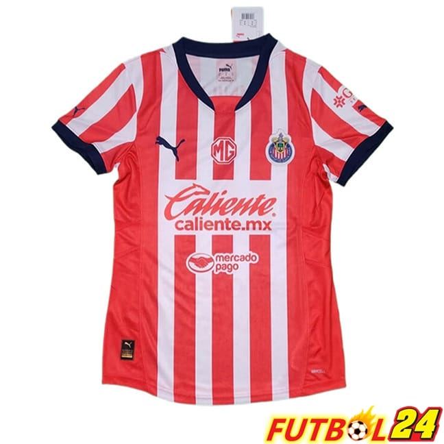 Camisetas De Futbol CD Guadalajara Mujer Primera 2024/2025