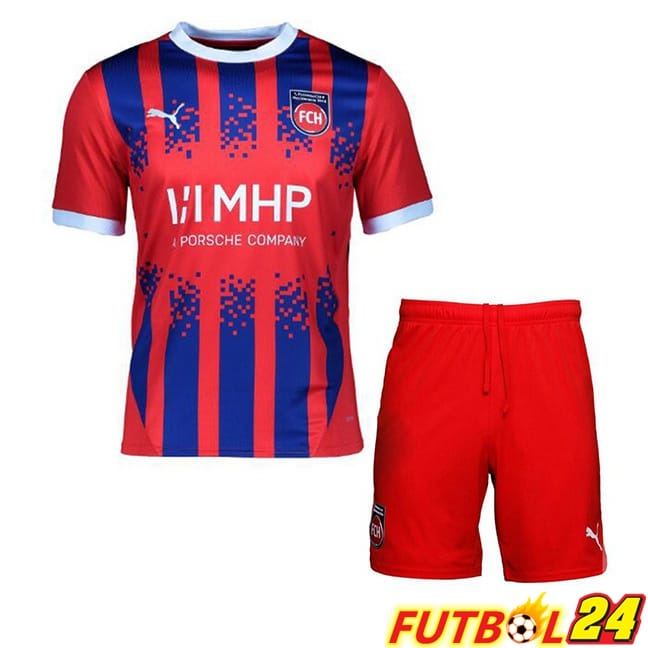 Camisetas De Futbol FC Heidenheim Ninos Primera Rojo 2024/2025