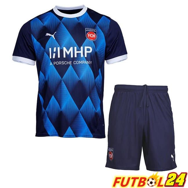 Camisetas De Futbol FC Heidenheim Ninos Segunda Azul 2024/2025