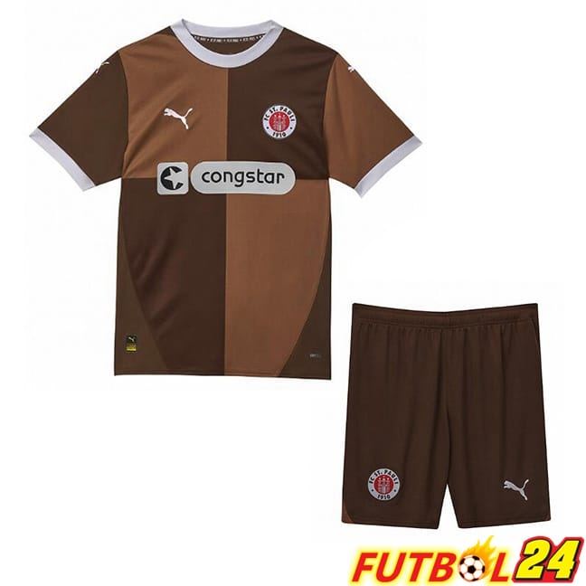 Camisetas De Futbol FC St. Pauli Ninos Primera Amarillo 2024/2025