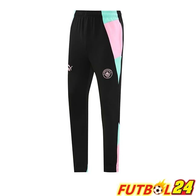 Pantalon Entrenamiento Manchester City Negro 2024/2025
