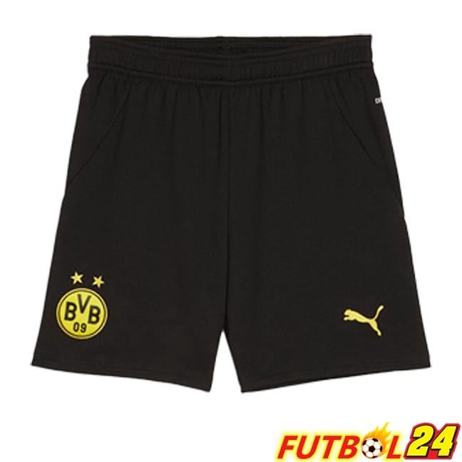 Cortos de Futbol Dortmund BVB Primera Negro 2024/2025