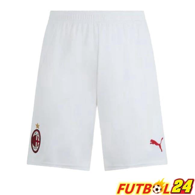 Cortos de Futbol AC Milan Primera Blanco 2024/2025