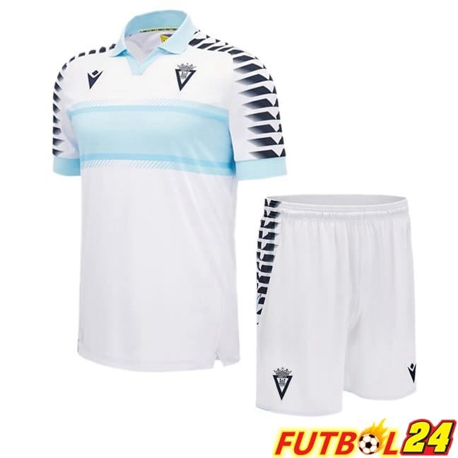 Camisetas De Futbol Cadiz CF Ninos Segunda Blanco 2024/2025