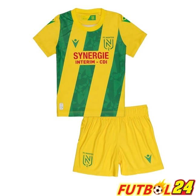 Camisetas De Futbol FC Nantes Ninos Primera Amarillo 2024/2025