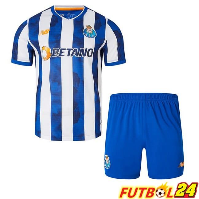 Camisetas De Futbol FC Porto Ninos Primera Azul Blanco 2024/2025