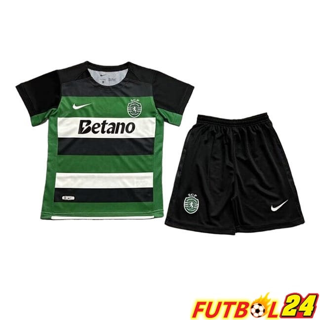 Camisetas De Futbol Sporting Ninos Primera 2024/2025