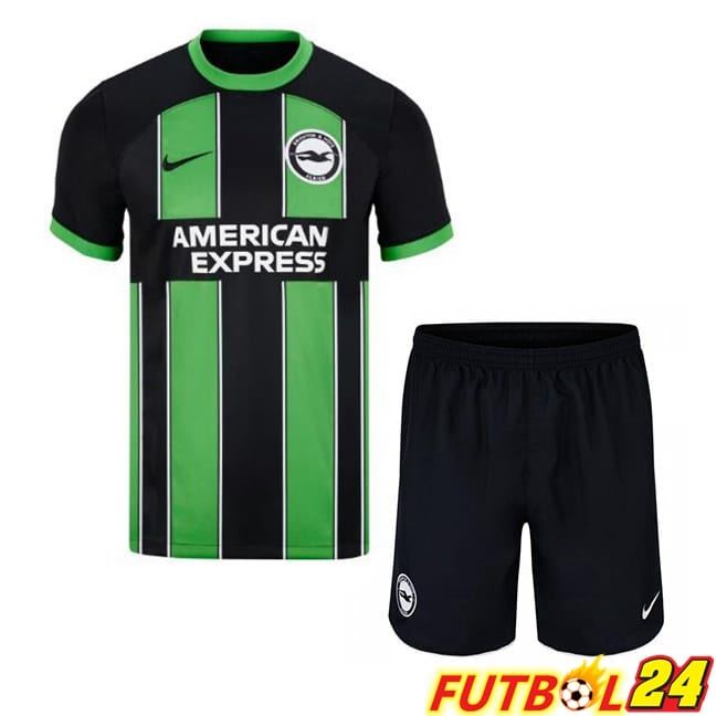 Camisetas De Futbol FC Brighton Ninos Tercera Verde Negro 2024/2025