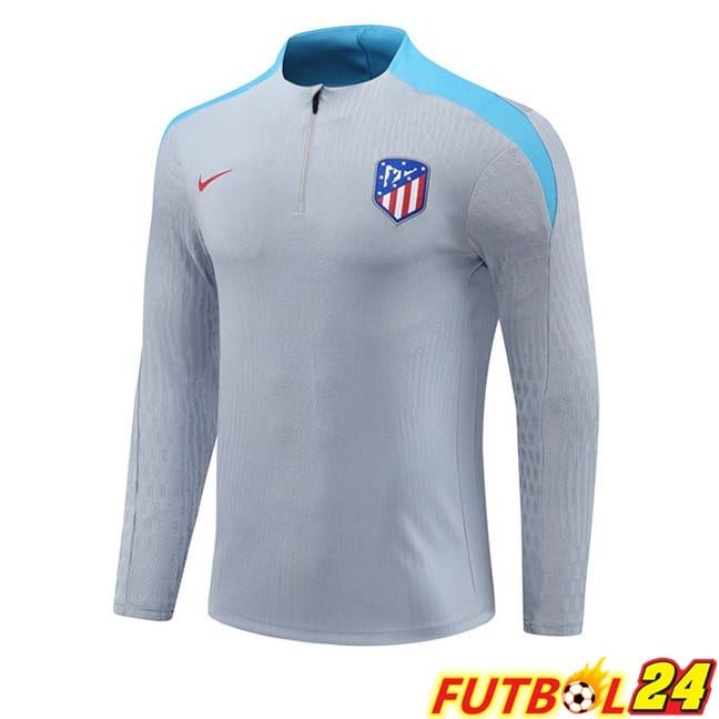 Sudadera De Entrenamiento Atletico Madrid Gris 2024/2025