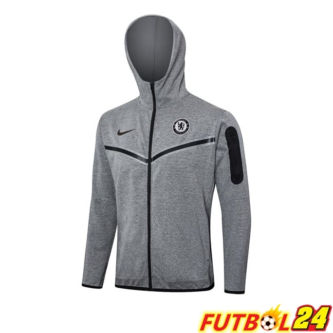 Sudadera Con Capucha FC Chelsea Gris 2024/2025