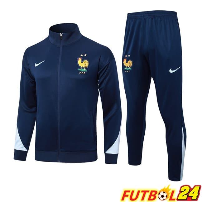 Chandal Equipos De Futbol - Chaqueta Francia Azul Real 2024/2025