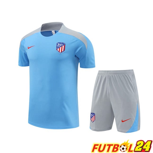 Camiseta Entrenamiento Atletico Madrid + Cortos Azul 2024/2025