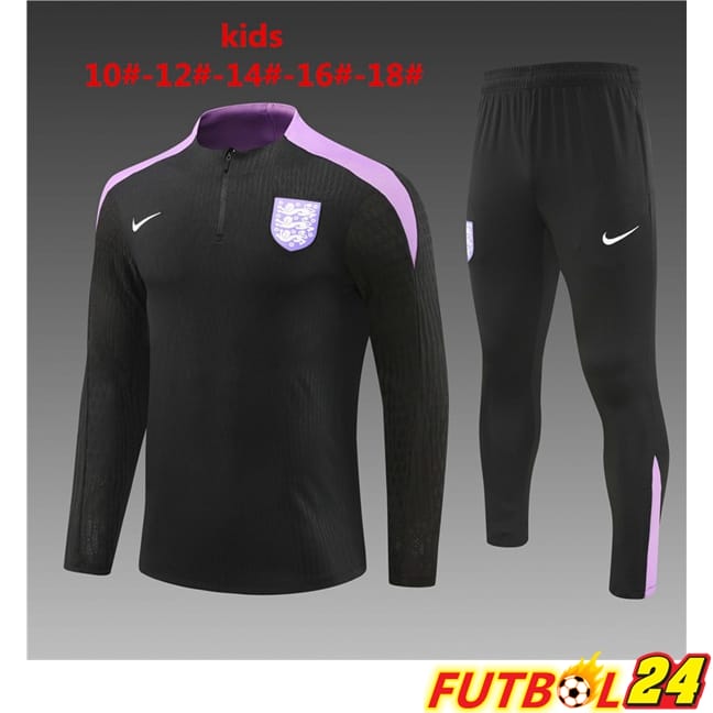 Chandal Equipos De Futbol Inglaterra Ninos Negro 2024/2025