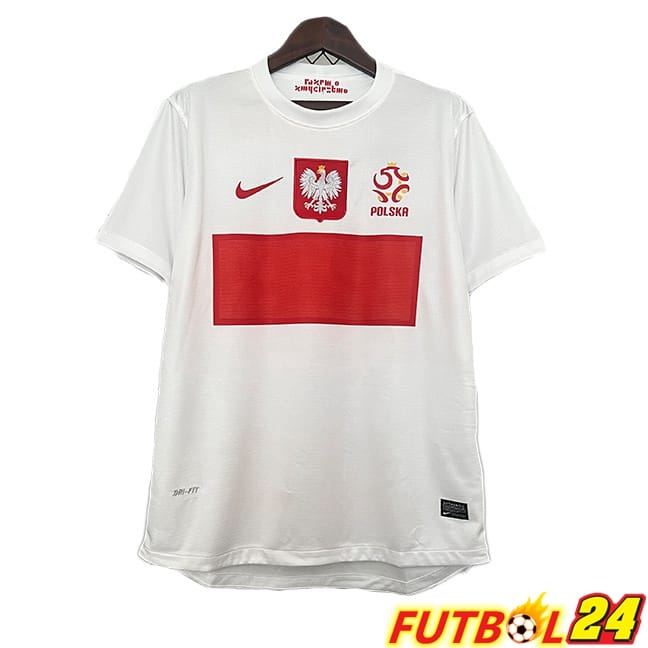 Camisetas De Futbol Polonia Retro Primera Blanco 2012