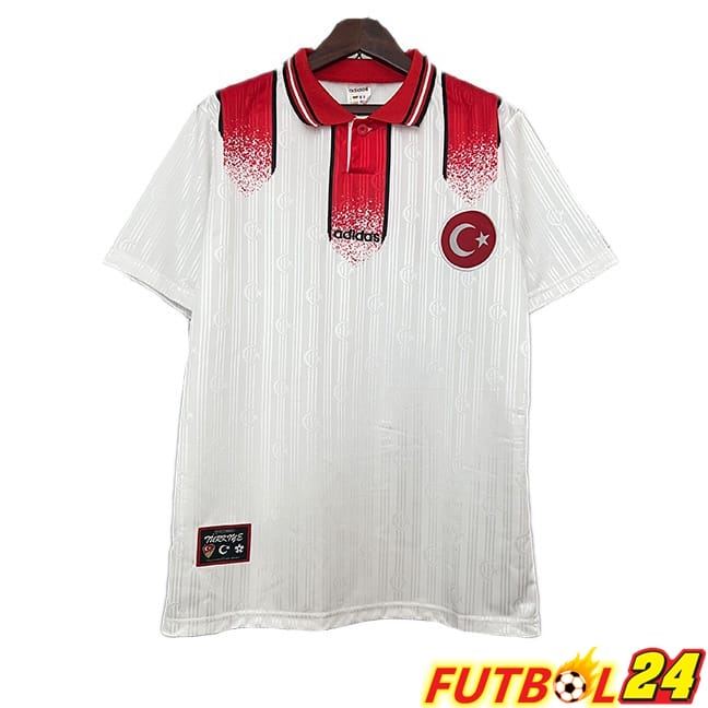 Camisetas De Futbol Turco Retro Segunda Blanco 1996