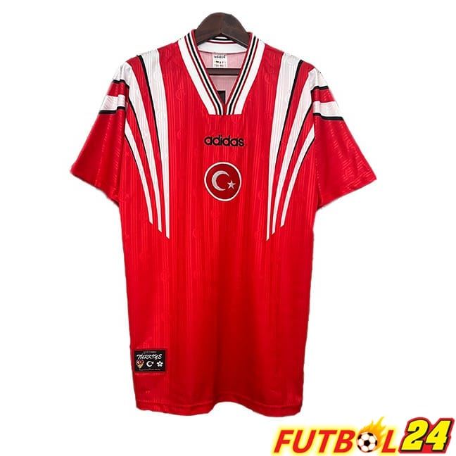 Camisetas De Futbol Turco Retro Primera Rojo 1996