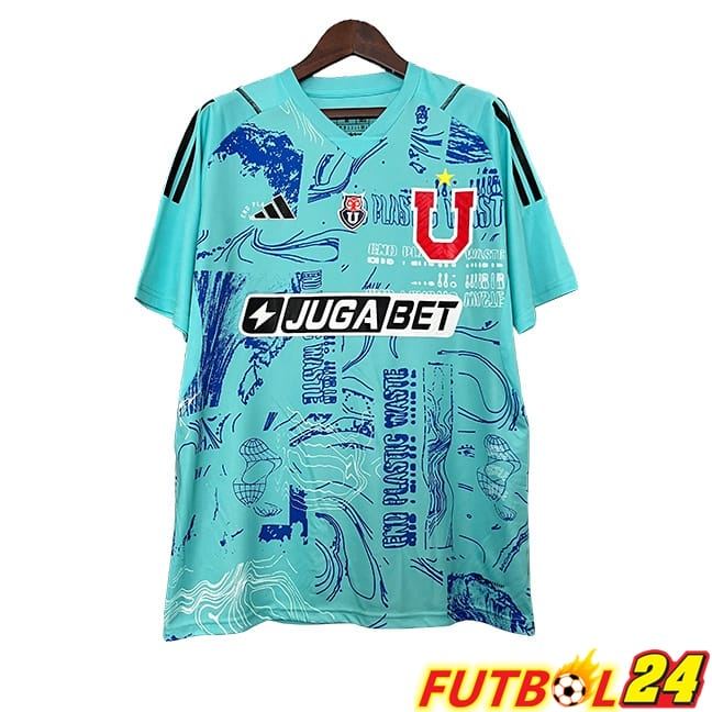 Camisetas De Futbol Universidad De Chile Portero Azul Claro 2024/2025