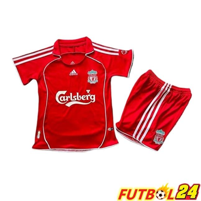 Camisetas De Futbol FC Liverpool Retro Ninos Primera 2006/2008