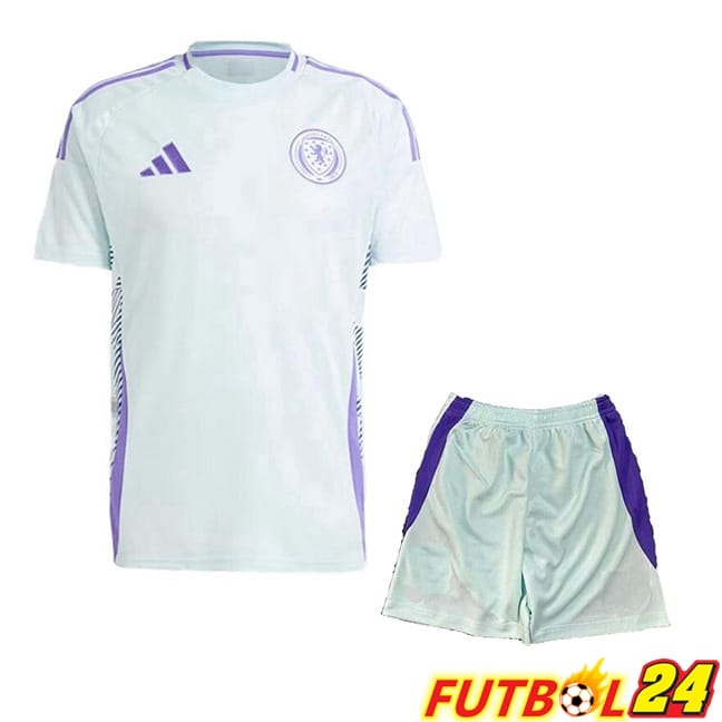 Camisetas De Futbol Escocia Segunda + Cortos UEFA Euro 2024