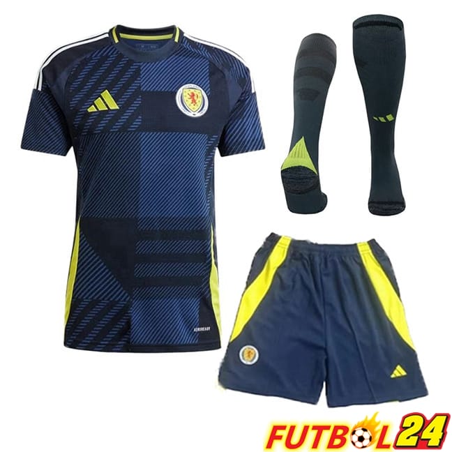 Camisetas De Futbol Escocia Primera (Cortos + Calcetines) UEFA Euro 2024
