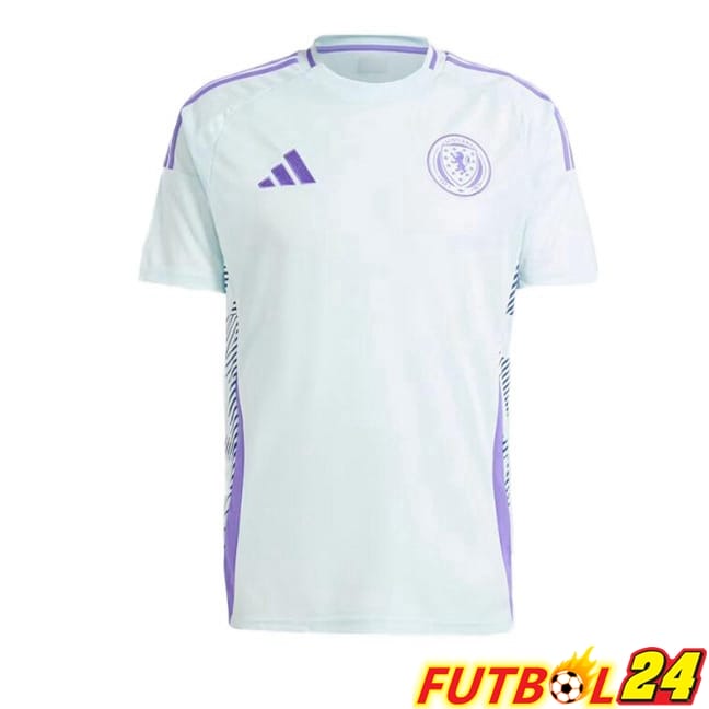 Camiseta Nacional Escocia Segunda Azul UEFA Euro 2024