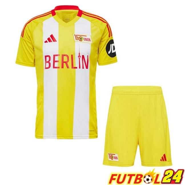 Camisetas De Futbol FC Union Berlin Ninos Tercera Amarillo 2024/2025