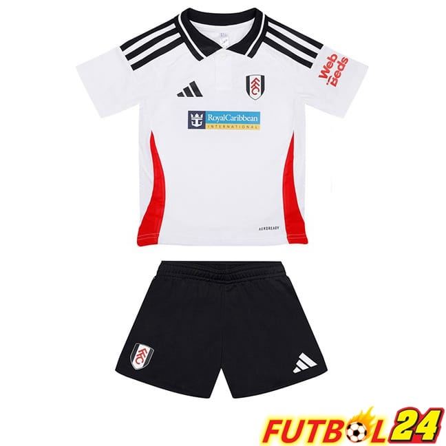 Camisetas De Futbol Fulham FC Ninos Primera Blanco 2024/2025