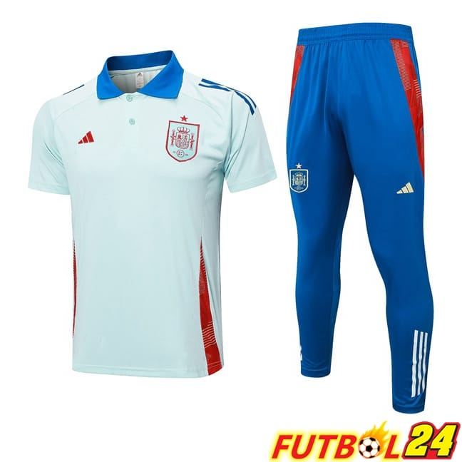 Camiseta Polo España + Pantalones Azul 2024/2025