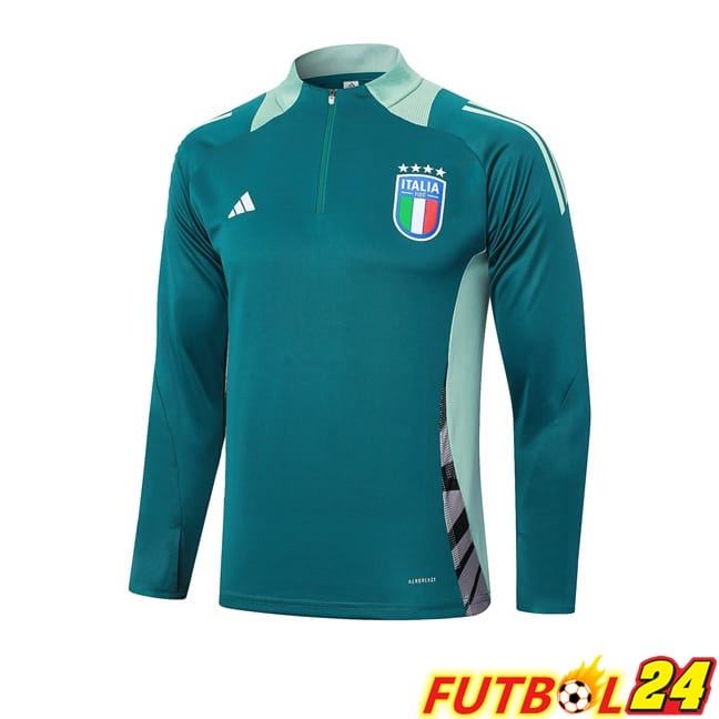 Sudadera De Entrenamiento Italia Verde 2024/2025