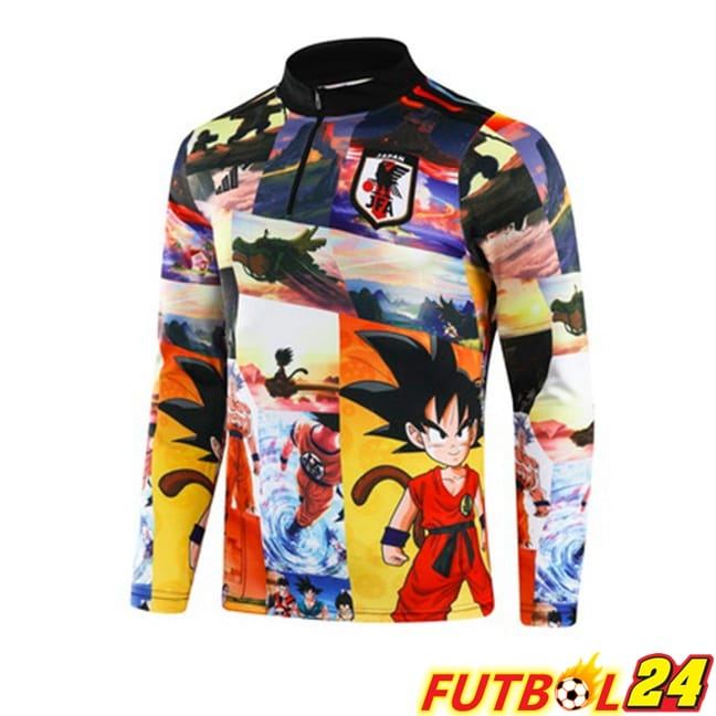 Sudadera De Entrenamiento Japon Amarillo Negro 2024/2025