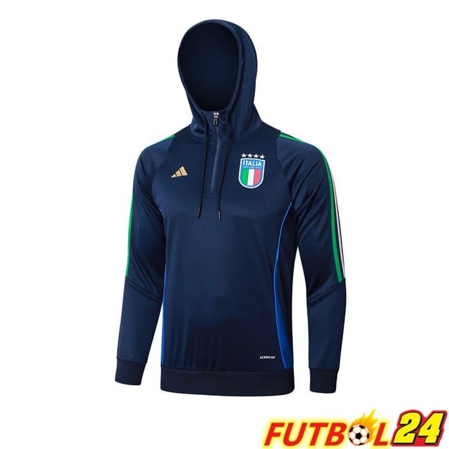 Sudadera Con Capucha Italia Azul Real 2024/2025