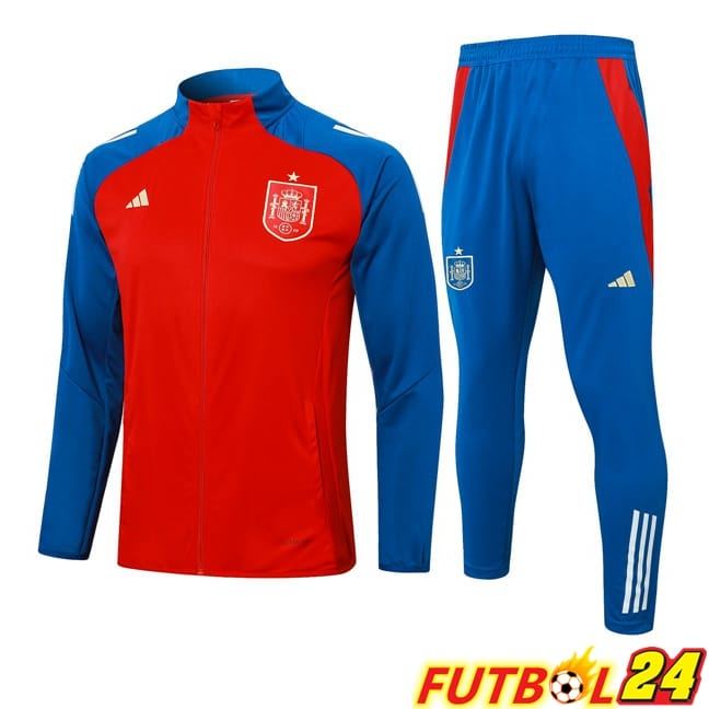 Chandal Equipos De Futbol - Chaqueta España Rojo 2024/2025