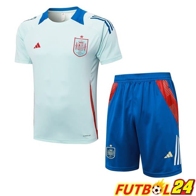 Camiseta Entrenamiento España + Cortos Azul 2024/2025