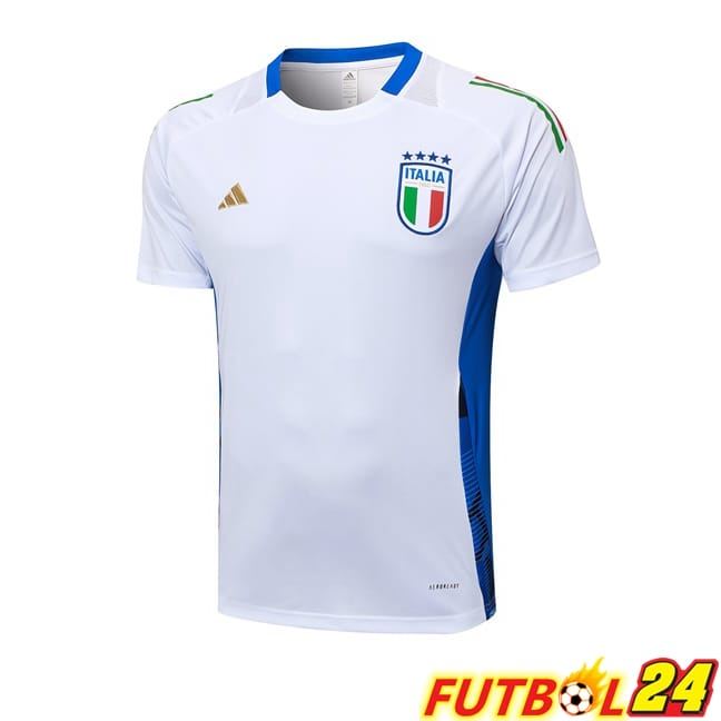 Camiseta Entrenamiento Italia Blanco 2024/2025