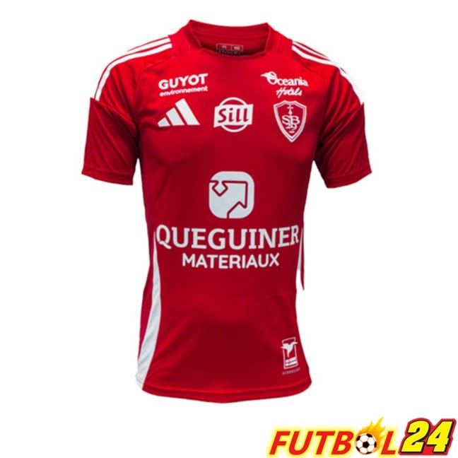 Camisetas De Futbol Stade Brestois Primera Rojo 2024/2025