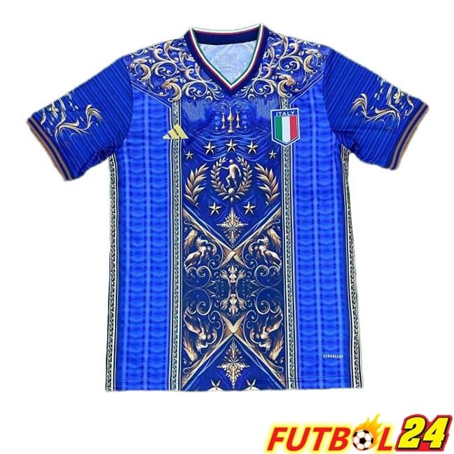 Camiseta Nacional Italia Edición Especial Azul UEFA Euro 2024