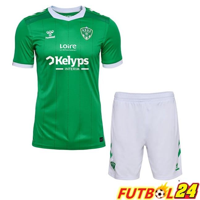 Camisetas De Futbol AS St Etienne Ninos Primera Verde 2024/2025