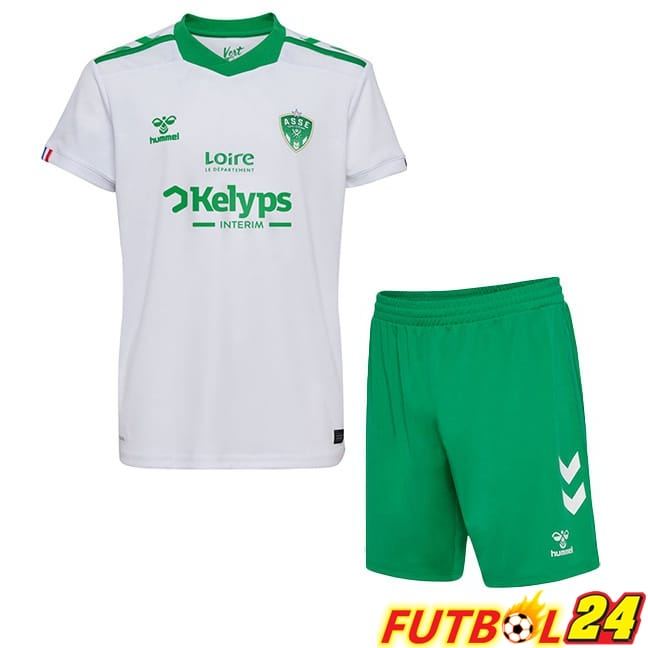 Camisetas De Futbol AS St Etienne Ninos Segunda Blanco 2024/2025