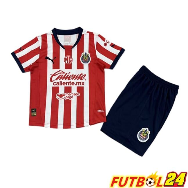 Camisetas De Futbol CD Guadalajara Ninos Primera 2024/2025