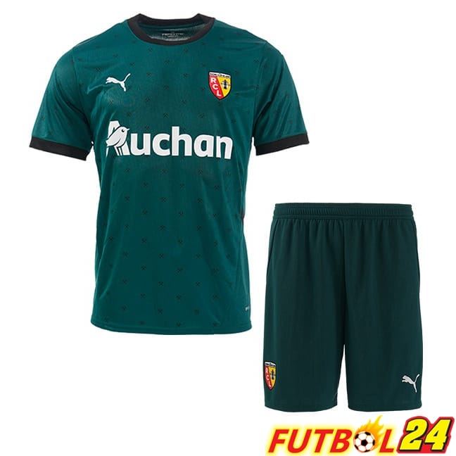 Camisetas De Futbol RC Lens Ninos Segunda Verde 2024/2025
