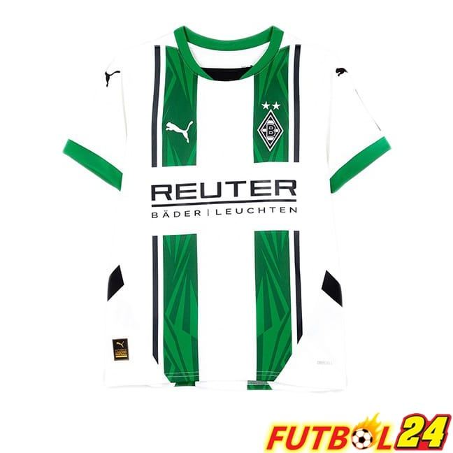 Camisetas De Futbol Monchengladbach Primera Blanco 2024/2025