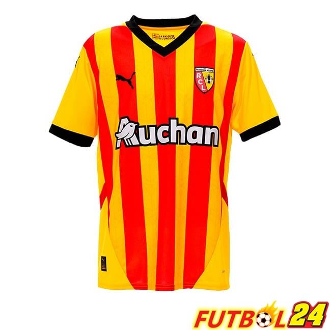 Camisetas De Futbol RC Lens Primera Amarillo Rojo 2024/2025