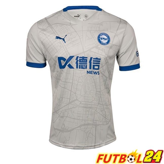 Camisetas De Futbol Deportivo Alaves Segunda Gris 2024/2025