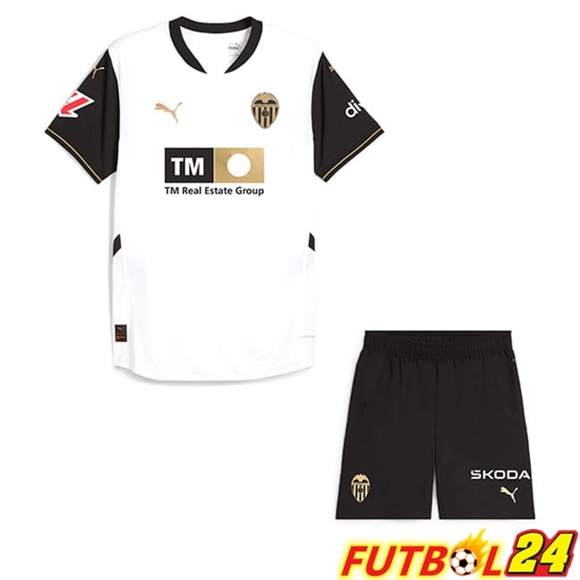 Camisetas De Futbol Valencia CF Ninos Primera 2024/2025