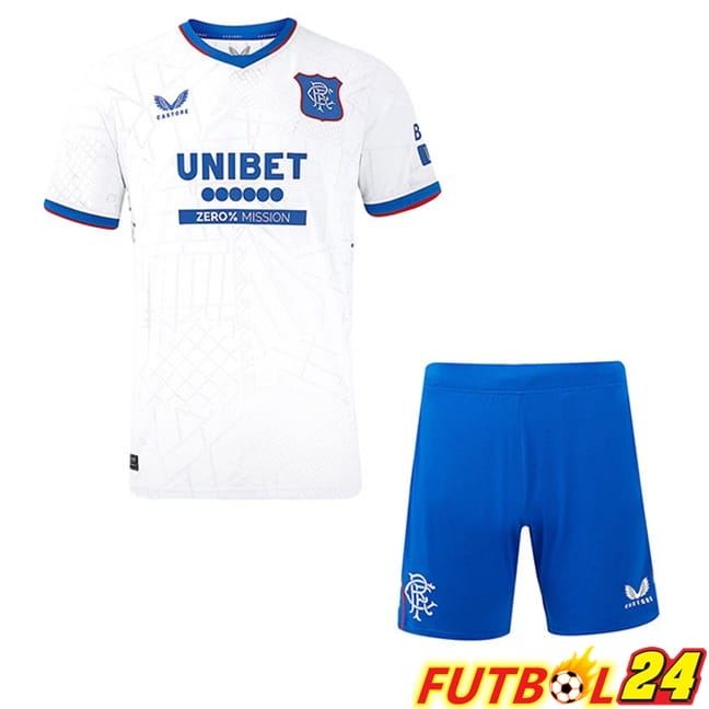 Camisetas De Futbol Rangers FC Ninos Segunda 2024/2025