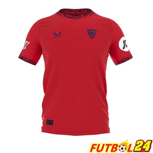 Camisetas De Futbol Sevilla FC Segunda Rojo 2024/2025