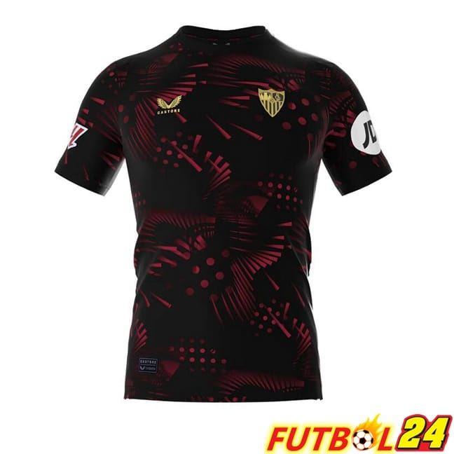 Camisetas De Futbol Sevilla FC Tercera Negro 2024/2025